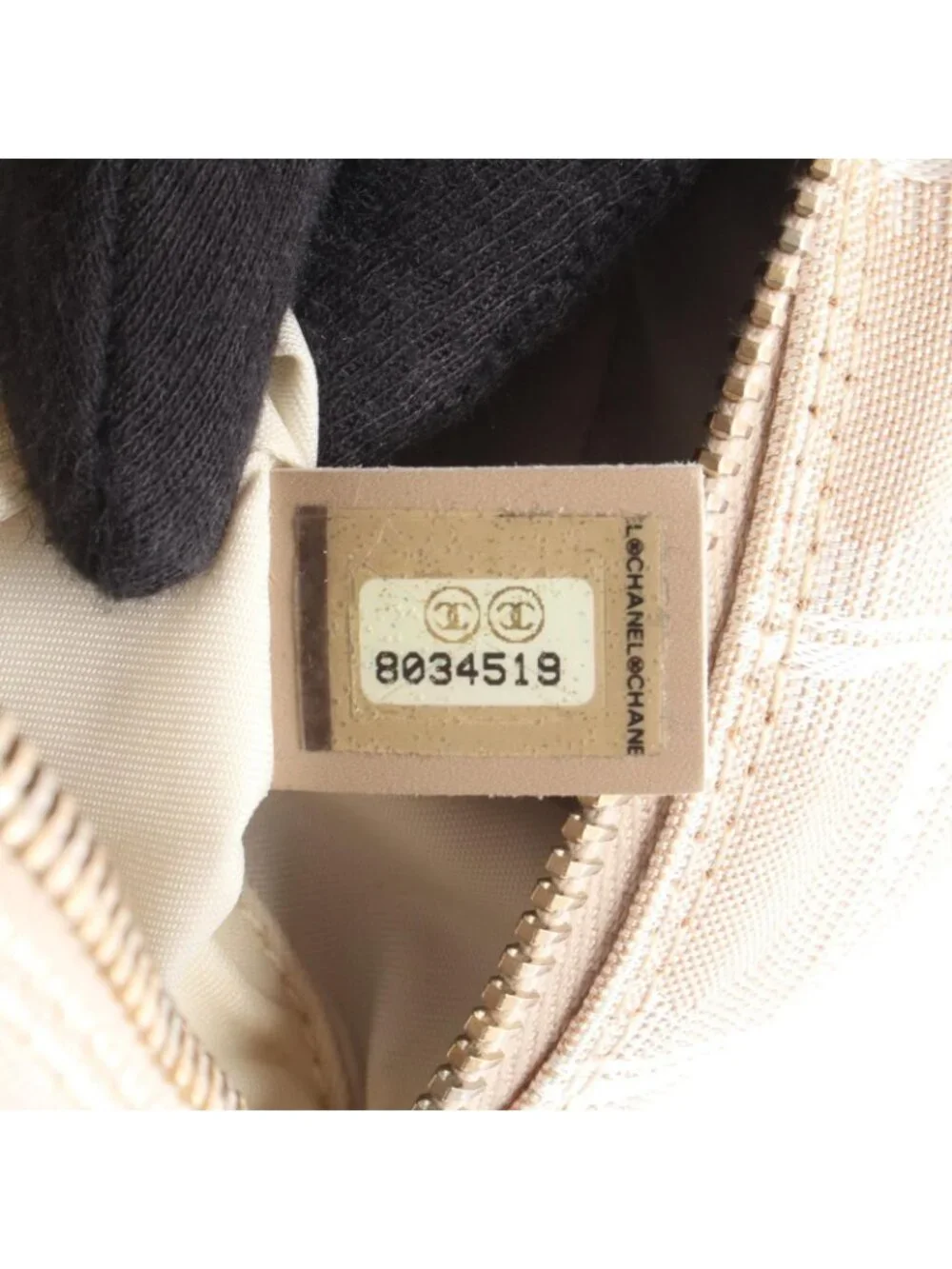 Chanel Handbag New Travel Line Beige Leather